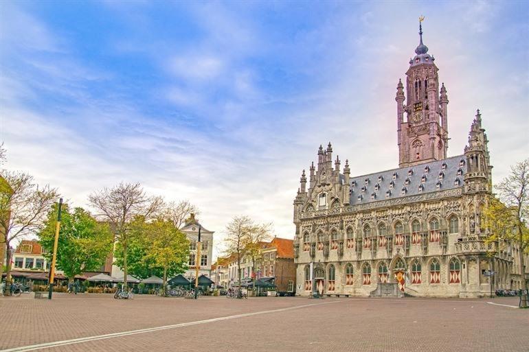 Ruime Studio 'In De Drie Koningen' In Hartje Middelburg Eksteriør bilde